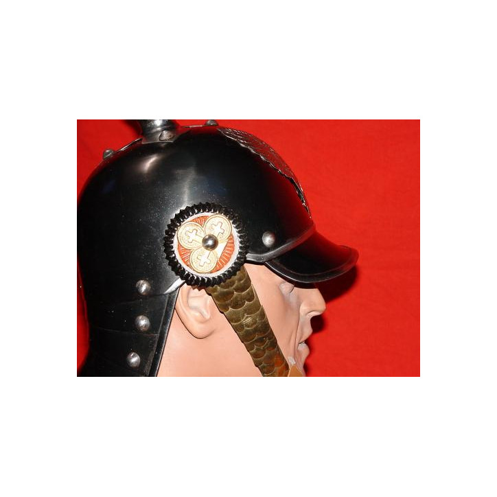 Casque à pointe Chasseur Prussien black