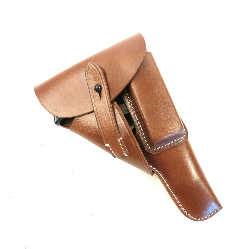 Etui cuir fauve pour pistolet   Walther PP ou PPK
