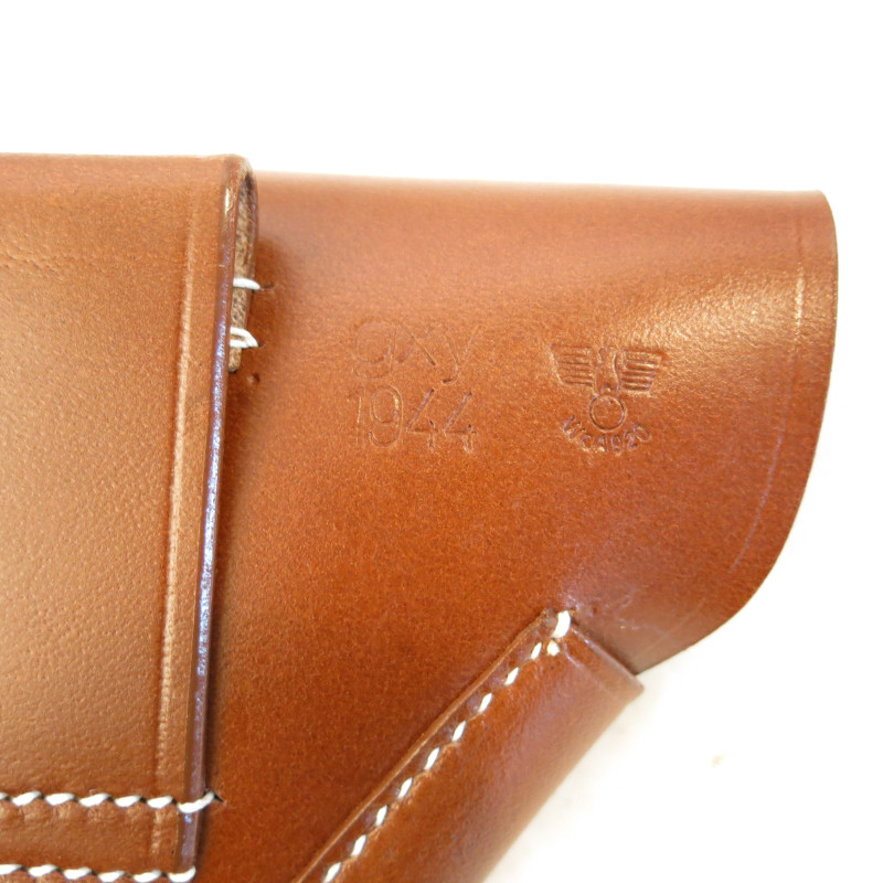 Etui cuir fauve pour pistolet   Walther PP ou PPK