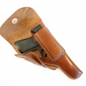 Etui cuir fauve pour pistolet   Walther PP ou PPK