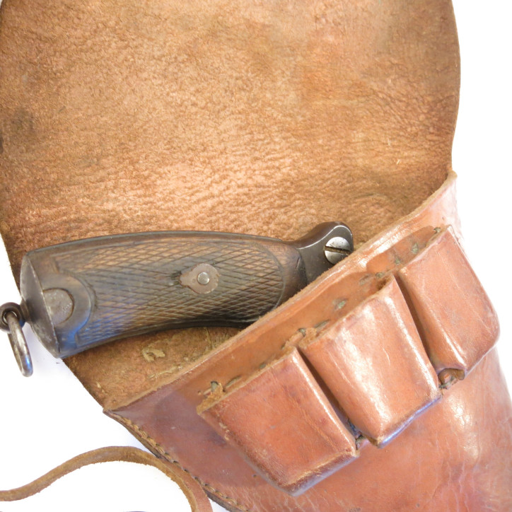 Etui cuir Revolver 1892 original  avec dragonne ref et 56