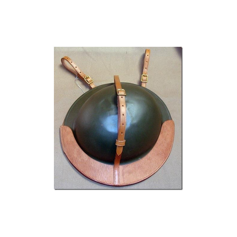 Porte casque cuir  pour casque Anglais 39/45 
