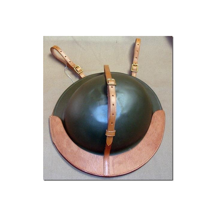Porte casque cuir  pour casque Anglais 39/45 