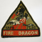 Insigne tissu US Vietnam Fire Dragon    ref bo 22