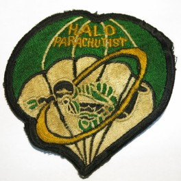 Insigne tissu US Vietnam Halo parachutist     ref bo 22