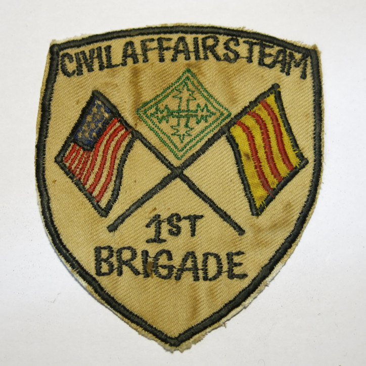 Insigne tissu US Vietnam cIVIL AFFAIRS TEAM    ref bo 22