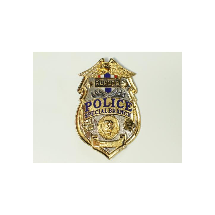 Plaque de police Special Branch Thailandaise 