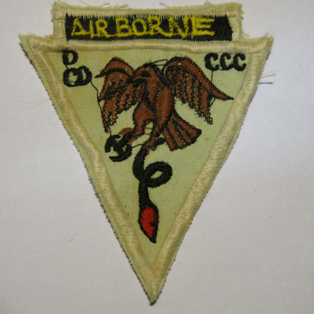 Insigne tissu US Vietnam  Airborne CCC DCD        ref bo 22