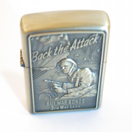 Briquet style Zippo  Back the attack 