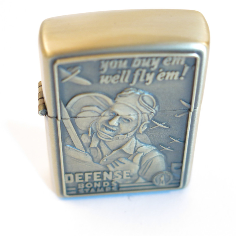 Briquet style Zippo  defense bond stamps