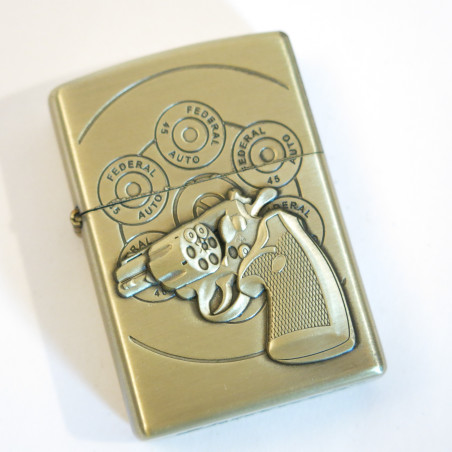 Briquet style Zippo Federal 45 auto