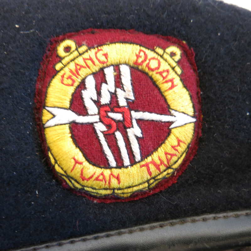 Béret ARVN US Vietnam Ref be80