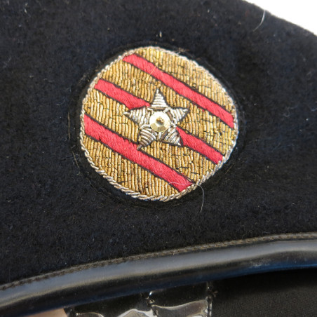 Beret  ARVN US Vietnam insigne canetille ref be100