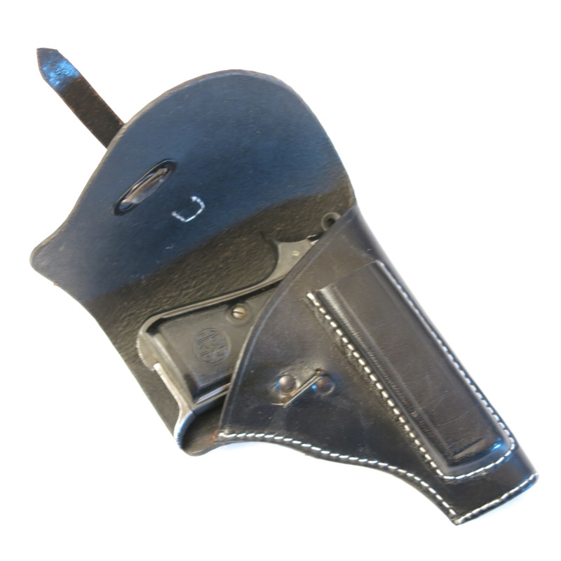 Etui cuir pistolet Beretta 34 couleur noire 