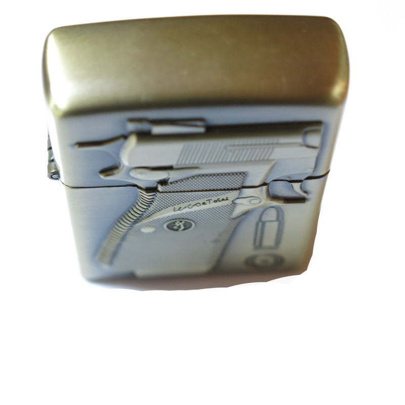 Briquet style Zippo pistolet Federal 45 auto