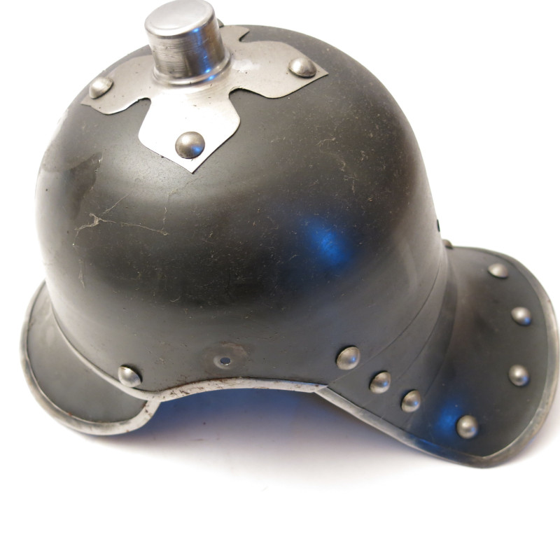 Coque nue de casque à pointe Prussien Allemand black