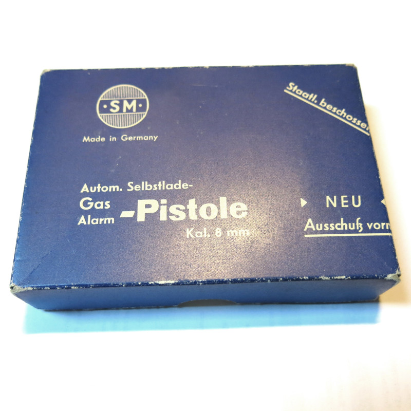 Boite vide SM de pistolet a gaz Mod 10  box 216 