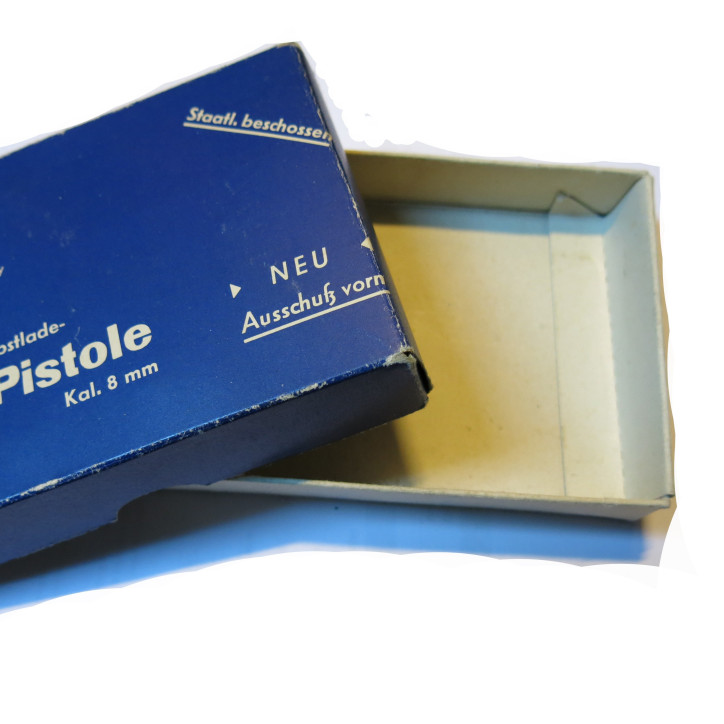 Boite vide SM de pistolet a gaz Mod 10  box 216 