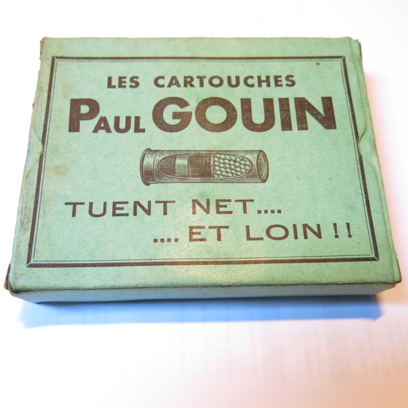 Boite ancienne vide cartouche 12 Paul Gouin c21