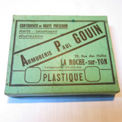 Boite ancienne vide cartouche 12 Paul Gouin c21