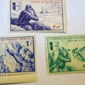 Timbres Legion des volontaires Francais x 5   ww2