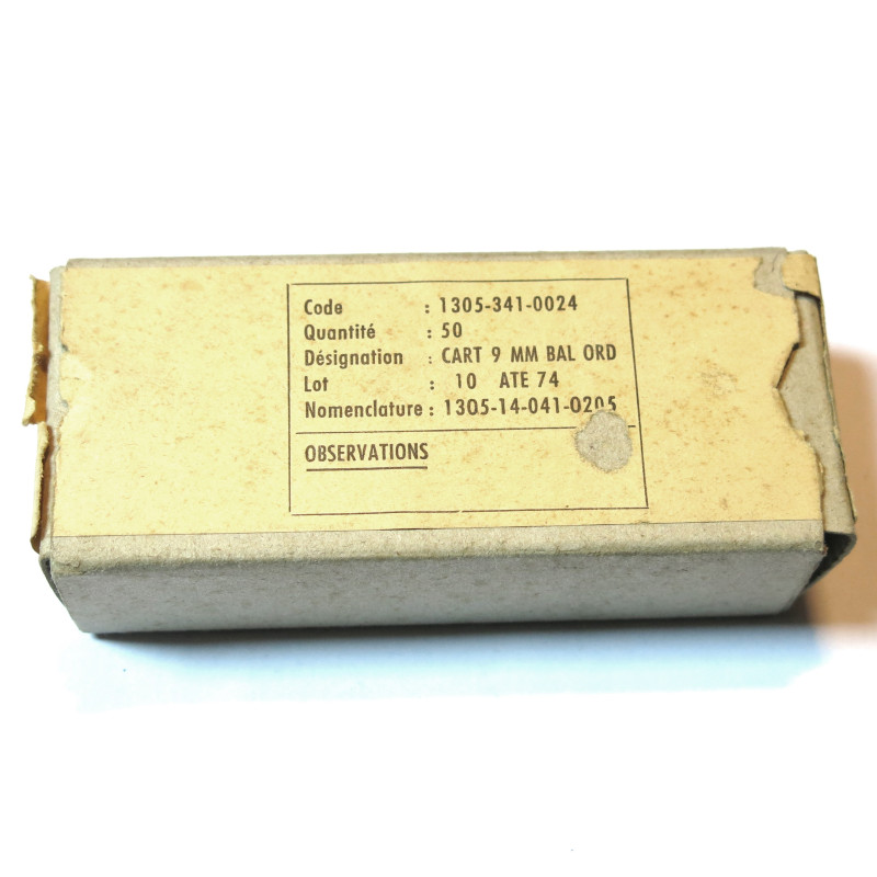 Boite vide 9 para SFM ref C114