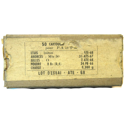 Boite vide d'essai 9 para ref un14