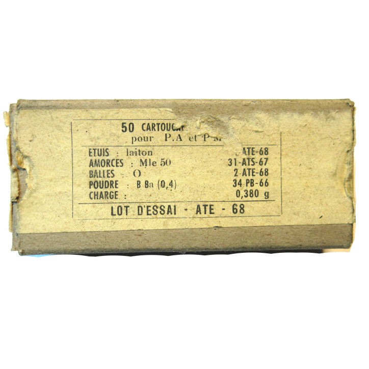 Boite vide d'essai ATE 1968  9 para c26