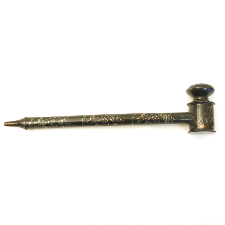 Pipe a opium en metal   ref pi65