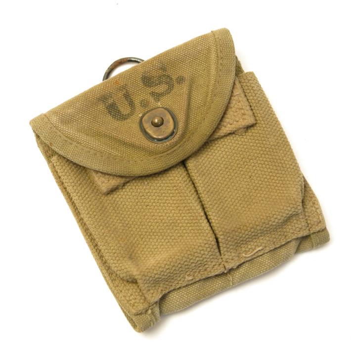 Porte chargeur original carabine  USM1 modifié pour l' Indochine daté 1942 ref po 50