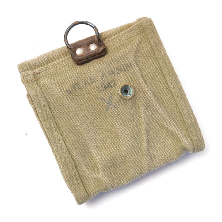 Porte chargeur original carabine  USM1 modifié pour l' Indochine daté 1942 ref po 50