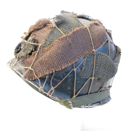 Filet de camouflage avec toile de casque Anglais 39/45