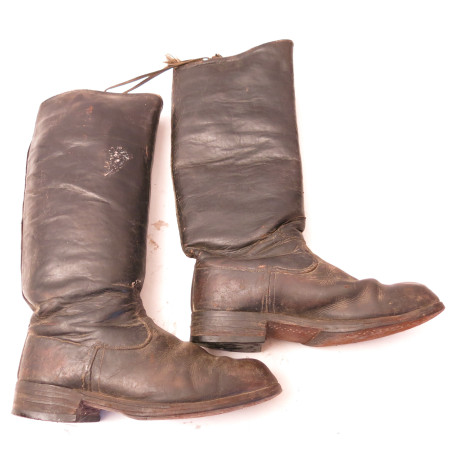 Paire de bottes cuir originale Allemande  WH ref bo16