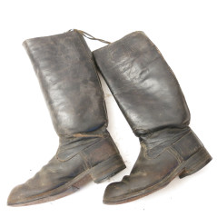 Paire de bottes cuir originale Allemande  WH ref bo16