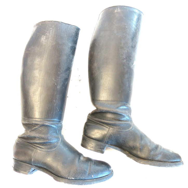 Paire de bottes cuir originale Allemandes WH ref bo55