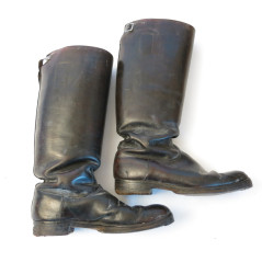 Paire de bottes cuir originales Allemandes  WH ref bo95