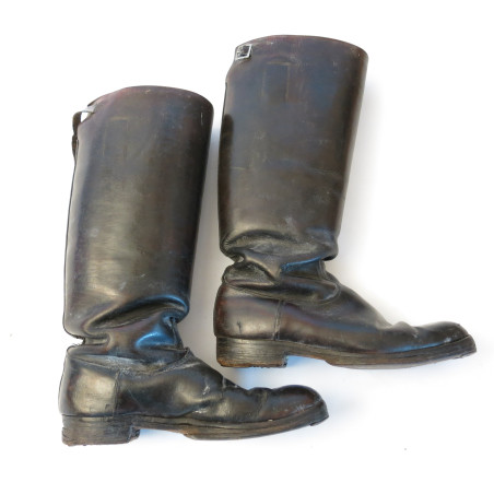 Paire de bottes cuir originales Allemandes  WH ref bo95