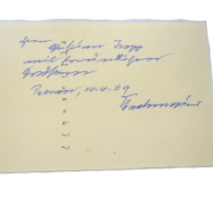 Photo dédicacée  Ritterkreuz 1945 ref 100