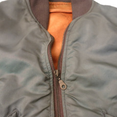 Blouson de pilote US Vietnam M1A Alpha Industries inc daté 1968 ref vn 444