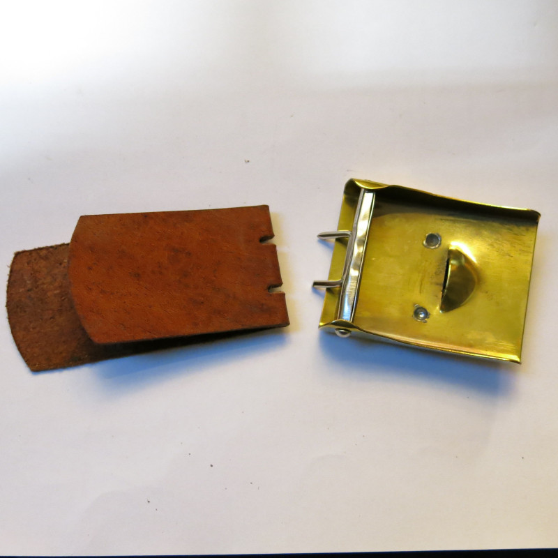 Cuir de boucle de ceinturon Allemand  14/18