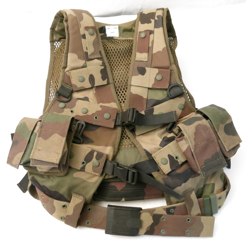 Gilet tactical de combat camo Français Seyntex 