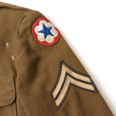 Coat wool serge OD Veste  US 1942 ref bo 412