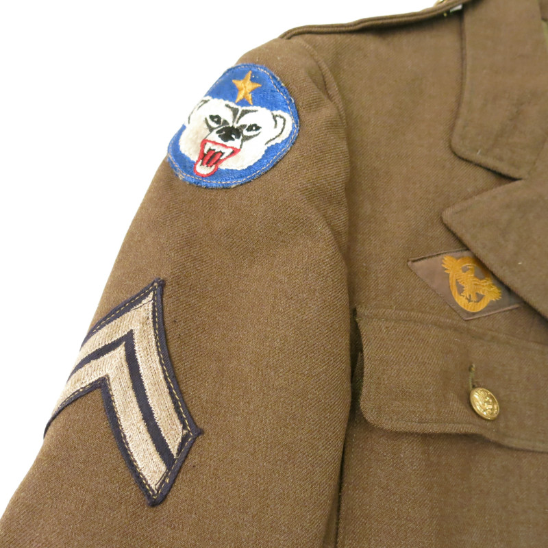 Coat wool serge OD Veste  US 1942 ref bo 412