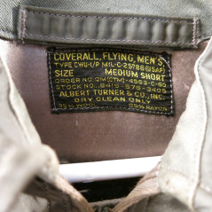 Suit flying man s  originale USAir Force  Vietnam 1960 ref vn 999