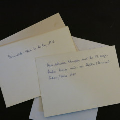 3 Photos dédicacées  Ritterkreuz 1945 parachutiste  Buttner Manfred  ref 80 