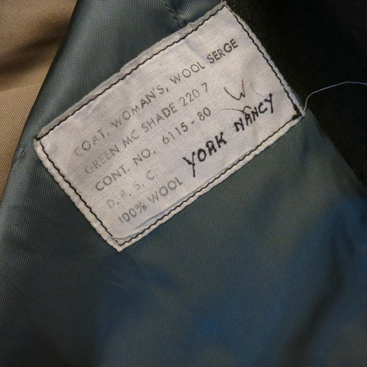 Ensemble coiffure veste jupe chemise US  Marines women Nancy York 