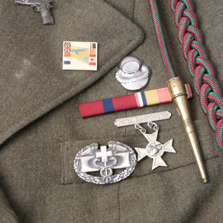 Ensemble coiffure veste jupe chemise US  Marines women Nancy York 