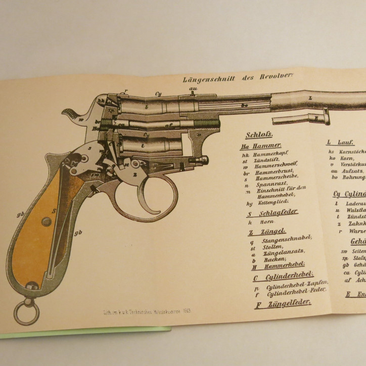 Livre d'instruction revolver  Gasser M70/74 et16