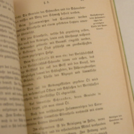 Livre d'instruction fusil Repetier  carabiner M90 et16