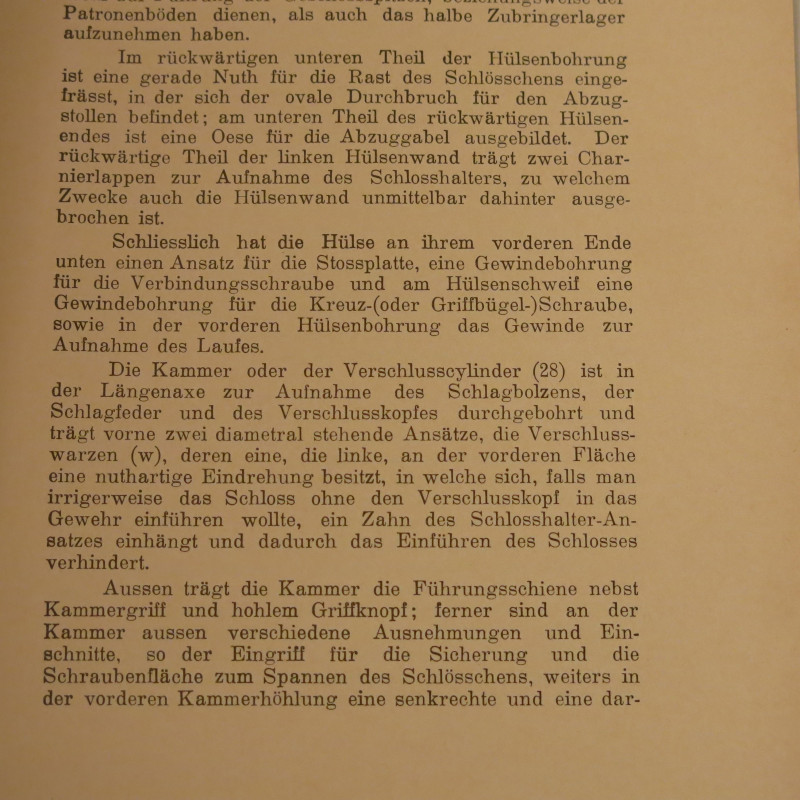 Livre d'instruction fusil Repetier  carabiner Steyr  mod 1900/3 et16